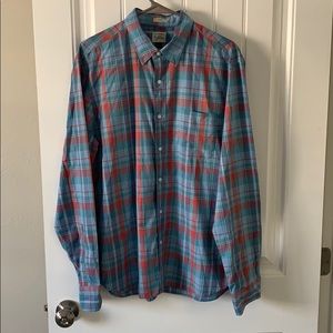 J.Crew Slim Fit Plaid Button Down Shirt